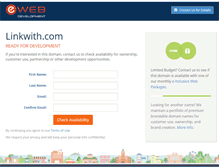 Tablet Screenshot of linkwith.com